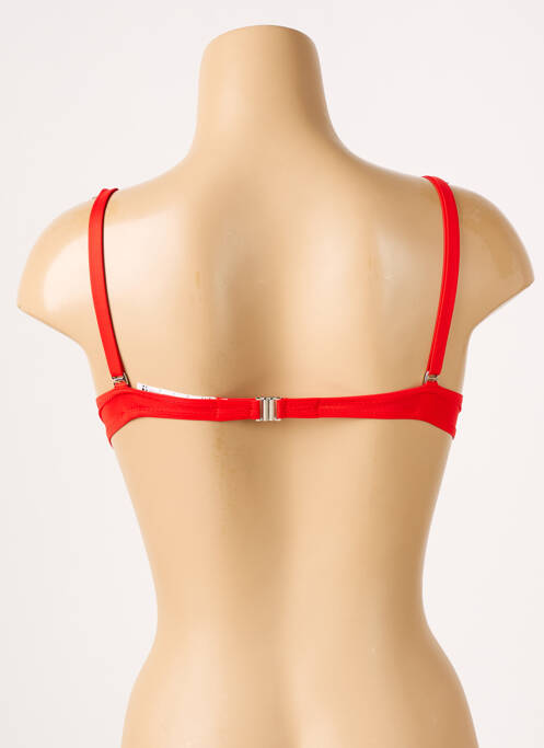 Haut de maillot de bain rouge ANTIGEL pour femme