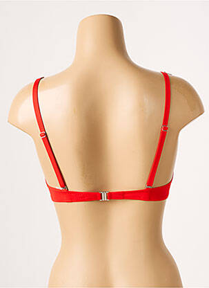 Haut de maillot de bain stretch haut soutien-gorge moulé orange ANTIGEL femme