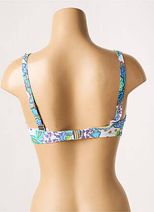 Haut de maillot de bain haut soutien-gorge moulé haut soutien-gorge moulé bleu ANTIGEL femme