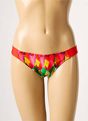 Bas de maillot de bain imprimé fantaisie culotte rouge ANTIGEL femme