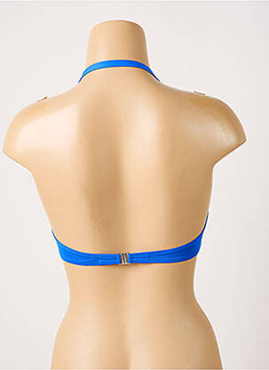 Haut de maillot de bain stretch haut bandeau bleu ANTIGEL femme