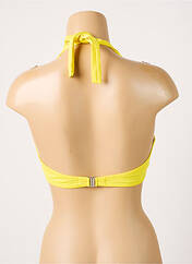 Haut de maillot de bain jaune ANTIGEL pour femme seconde vue