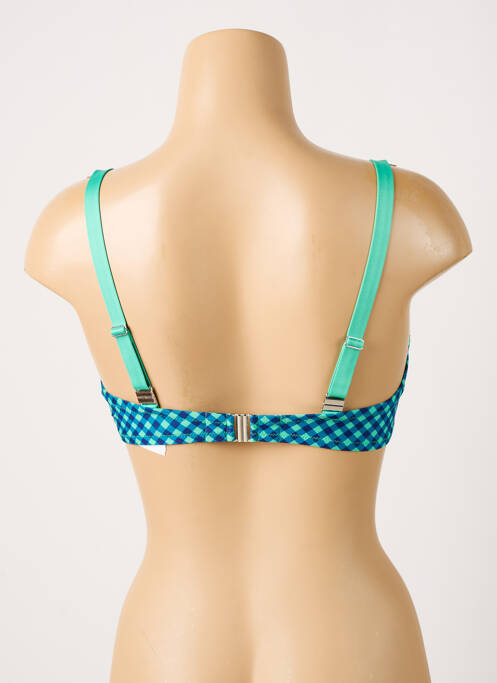 Haut de maillot de bain bleu ANTIGEL pour femme