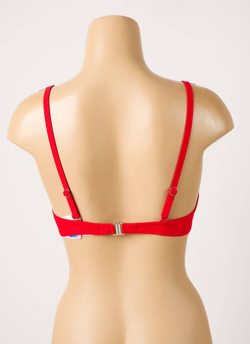 Haut de maillot de bain rouge ANTIGEL pour femme