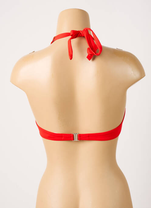 Haut de maillot de bain rouge ANTIGEL pour femme