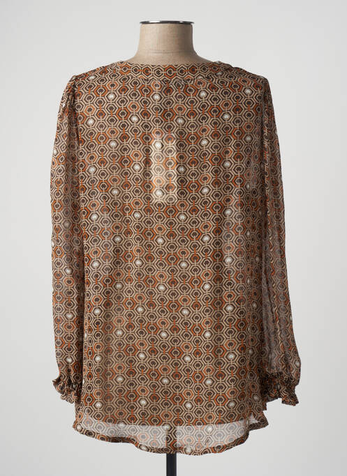 Blouse marron MARIA BELLENTANI pour femme