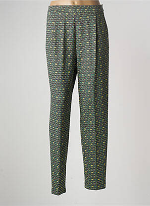 Pantalon chino taille normale taille normale vert MARIA BELLENTANI femme