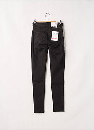Jeans skinny push-up taille haute noir NINA CARTER femme