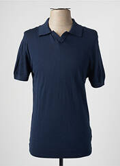 Polo bleu RECYCLED ART WORLD pour homme seconde vue
