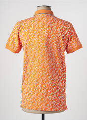 Polo orange RECYCLED ART WORLD pour homme seconde vue