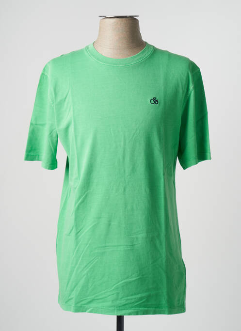 T-shirt vert SCOTCH & SODA pour homme