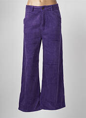 Pantalon large violet ORFEO pour femme seconde vue