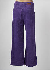 Pantalon large violet ORFEO pour femme seconde vue