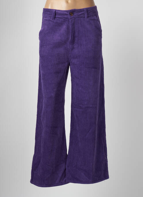 Pantalon large violet ORFEO pour femme