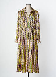 Robe longue manches longues manches longues jaune PENNYBLACK femme