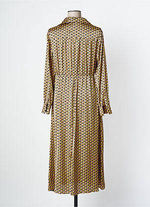 Robe longue manches longues manches longues jaune PENNYBLACK femme