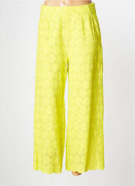 Pantalon 7/8 taille haute taille haute vert MARINA V femme