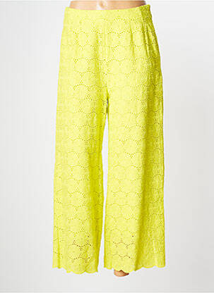 Pantalon 7/8 taille haute taille haute vert MARINA V femme