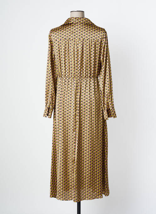 Robe longue manches longues manches longues jaune PENNYBLACK femme