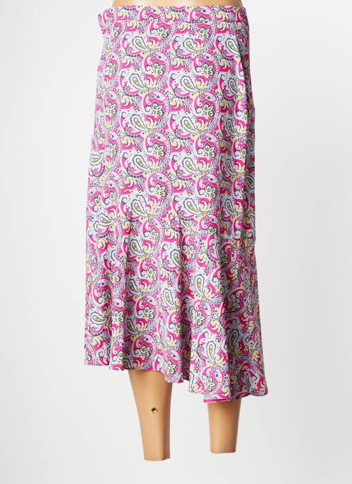 Jupe longue rose MARINA V pour femme