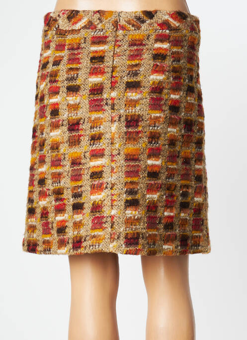 Jupe mi-longue beige HOTEL PARTICULIER pour femme