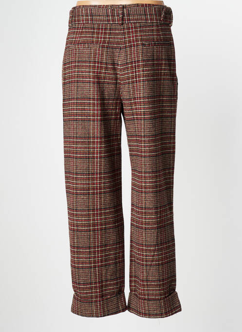 Pantalon droit rouge MARINA V pour femme