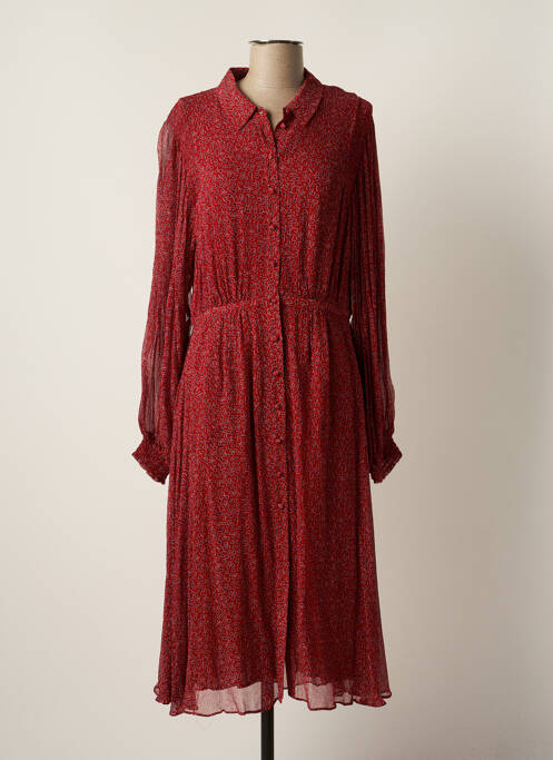 Robe longue rouge IDANO pour femme