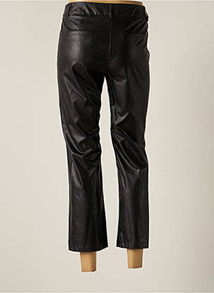 Pantalon 7/8 fermeture zippée sous rabat boutonné taille normale noir MARELLA femme