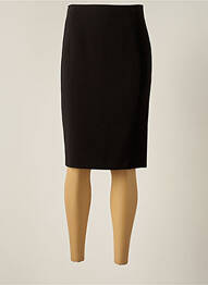 Jupe mi-longue coupe droite noir MARELLA femme