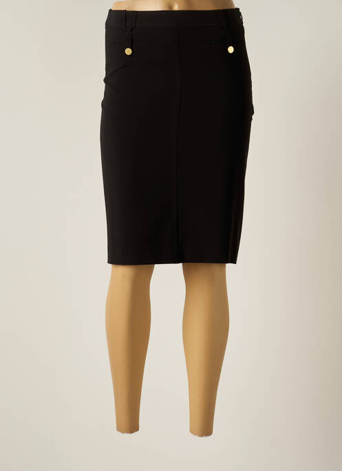 Jupe mi-longue fermeture zip latéral noir GERARD DAREL femme