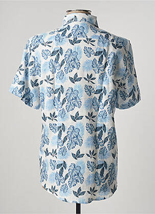 Chemise manches courtes imprimé tie and dye bleu NZ RUGBY VINTAGE homme