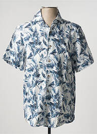 Chemise manches courtes imprimé tie and dye bleu NZ RUGBY VINTAGE homme