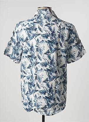 Chemise manches courtes imprimé tie and dye bleu NZ RUGBY VINTAGE homme