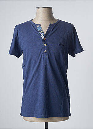 T-shirt bleu NZ RUGBY VINTAGE pour homme