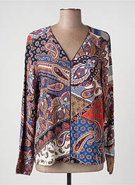 Blouse manches longues manches longues bleu SANDWICH femme
