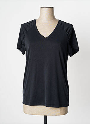 Top tissage jersey manches courtes noir SANDWICH femme