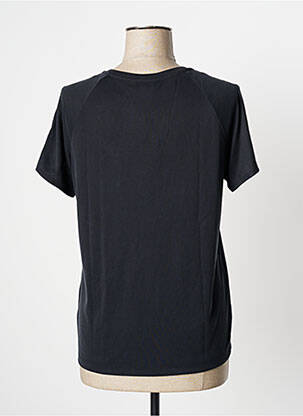 Top tissage jersey manches courtes noir SANDWICH femme