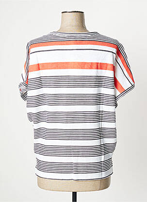 T-shirt coupe droite manches courtes blanc SANDWICH femme