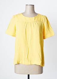 Blouse manches courtes manches courtes jaune ONE STEP femme