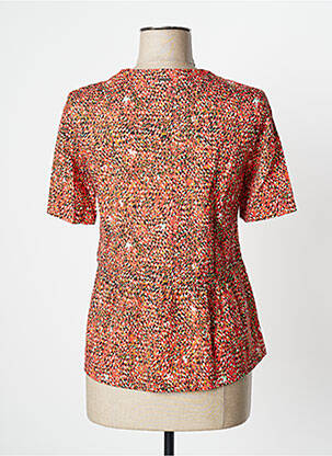 Blouse manches courtes manches courtes orange ONE STEP femme