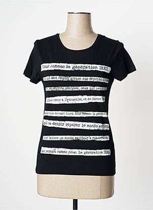 T-shirt noir IKKS pour femme