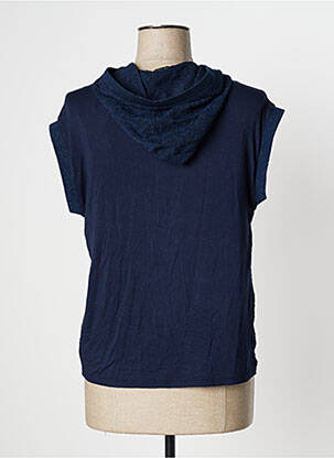Blouse col v manches courtes bleu ONE STEP femme