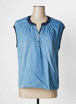 Blouse manches courtes bleu ONE STEP femme