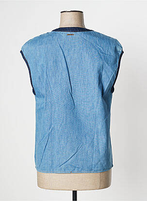 Blouse manches courtes bleu ONE STEP femme