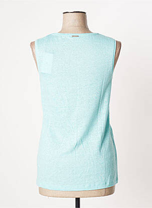 Top stretch sans manche bleu ONE STEP femme