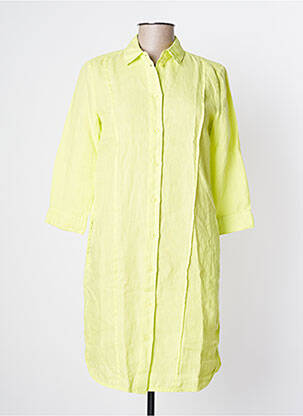 Robe courte manches 3/4 manches 3/4 vert SANDWICH femme
