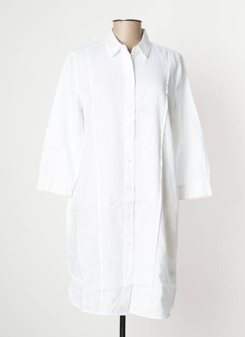Robe courte manches 3/4 manches 3/4 blanc SANDWICH femme