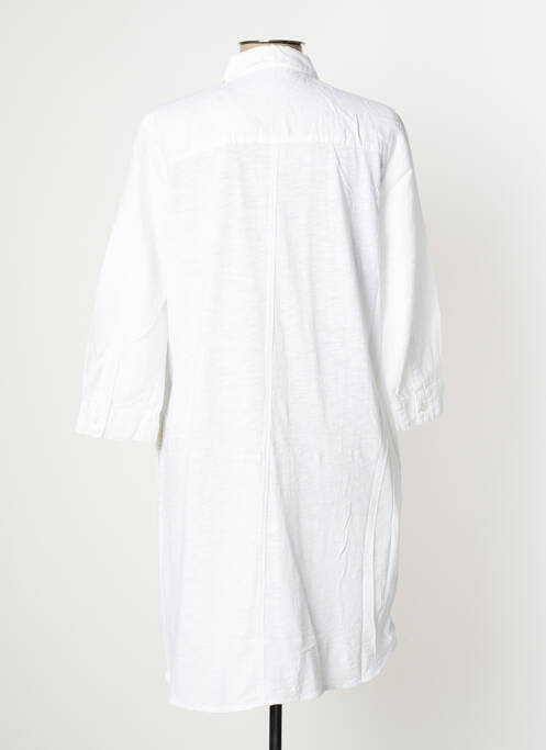 Robe courte manches 3/4 manches 3/4 blanc SANDWICH femme