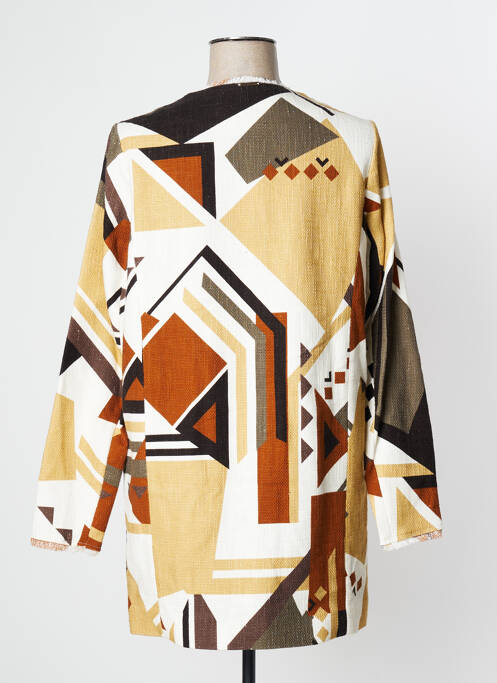 Manteau long beige ONE STEP pour femme