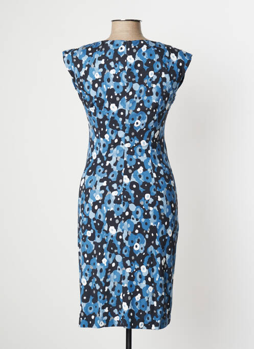 Robe mi-longue bleu SANDWICH pour femme